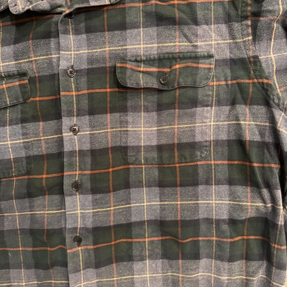 Polo Ralph Lauren Benford Mens Plaid Flannel Shirt XL Grunge Plaid Check Chore - Picture 5 of 7